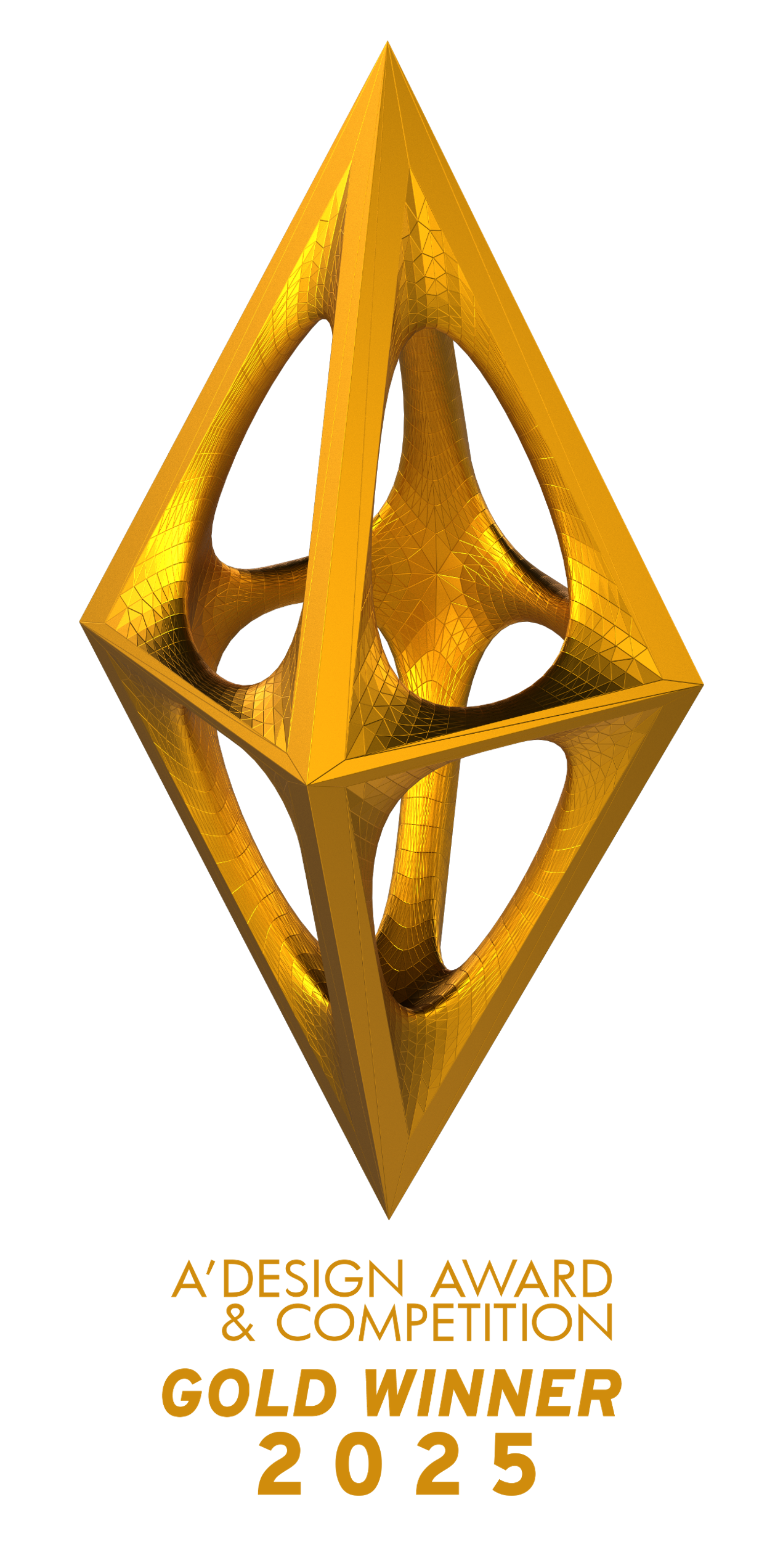 A'Design Award Gold Trophy